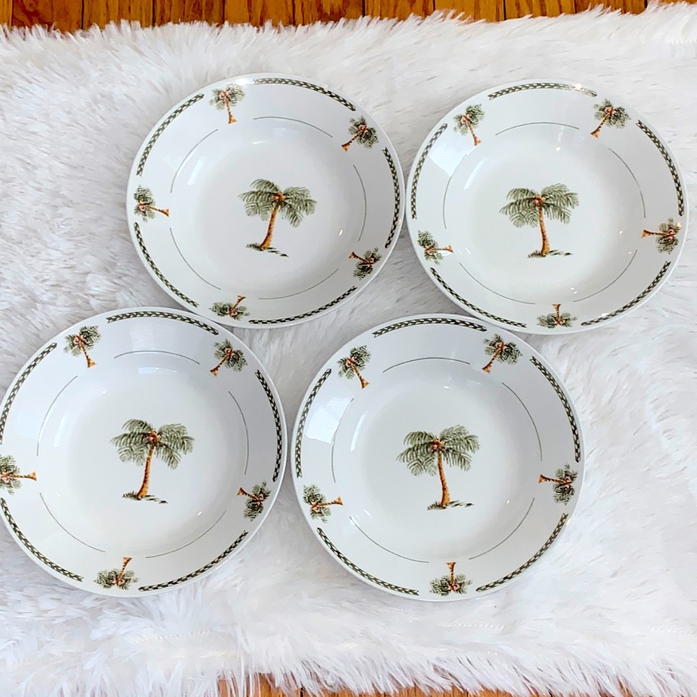 Gibson Palm Tree Salad / Dessert Bowls